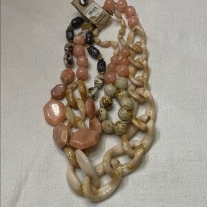 Chic Multi-Tone Beaded Necklace